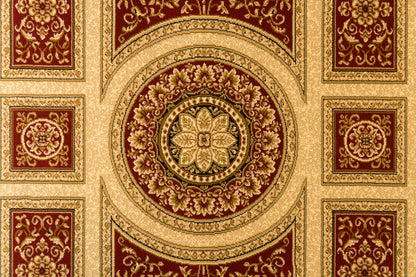Legacy Traditional Red Classic Medium Pile Rug