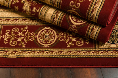 Legacy Traditional Red Classic Medium Pile Rug