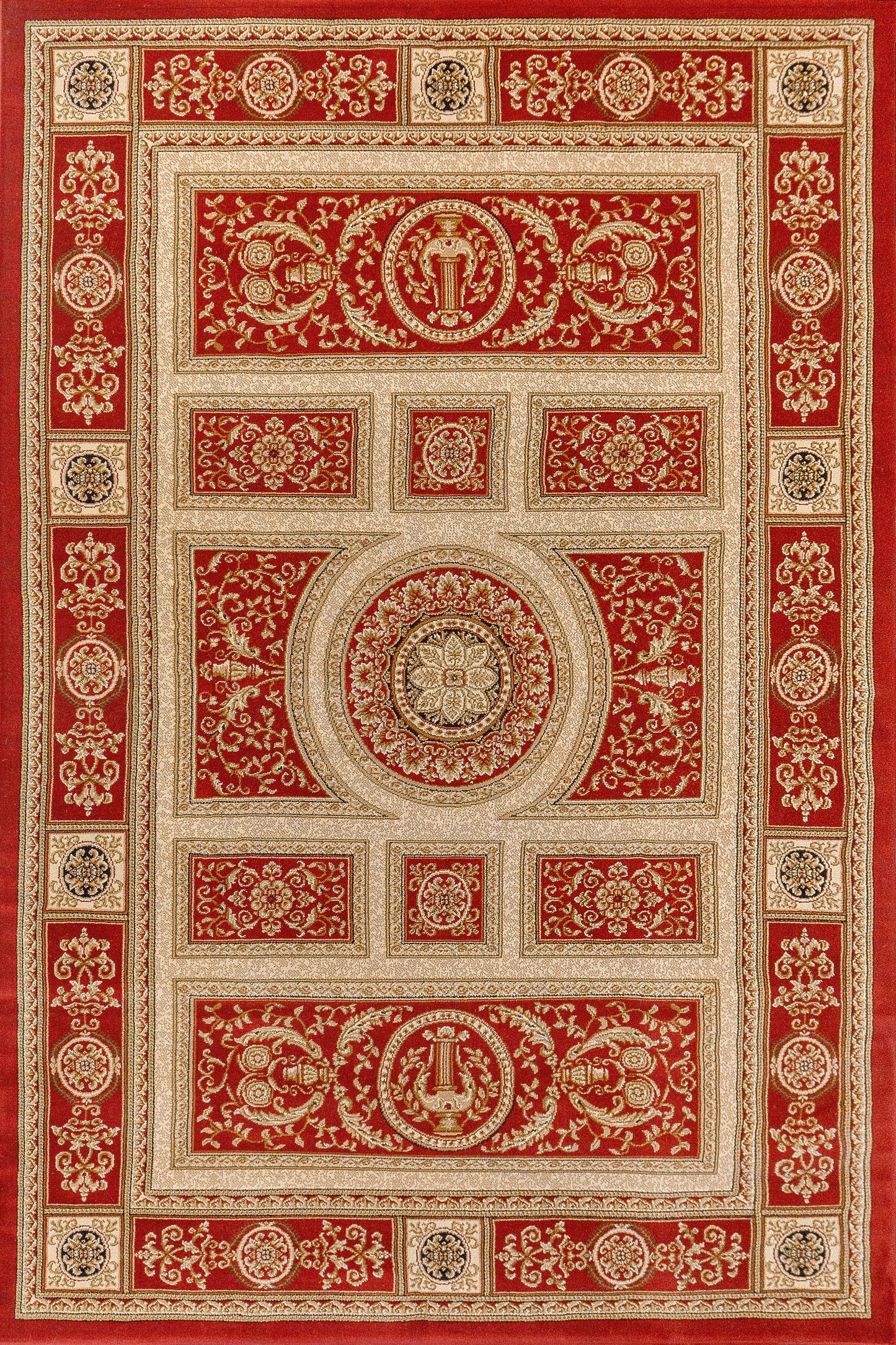 Legacy Traditional Red Classic Medium Pile Rug