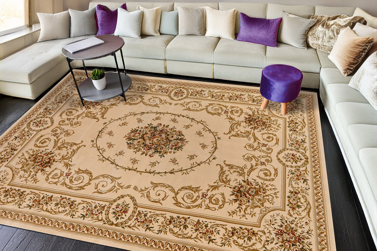 Legacy Traditional Ivory Classic Medium Pile Rug