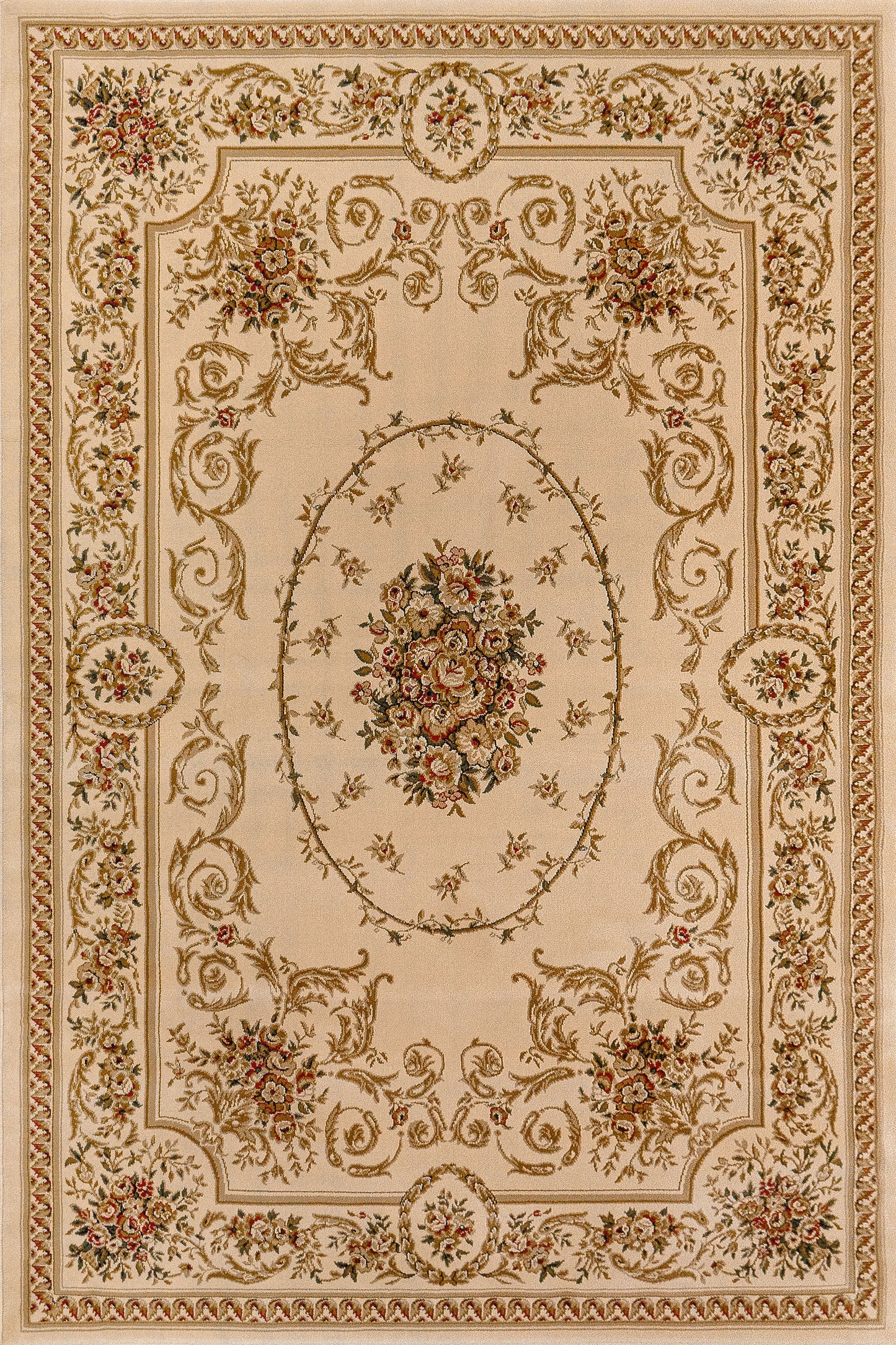 Legacy Traditional Ivory Classic Medium Pile Rug