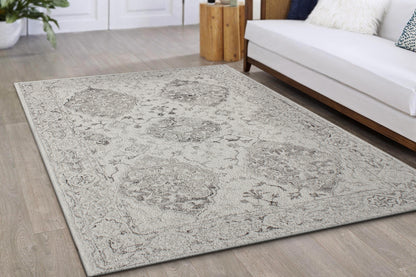 Legend Traditional Ivory/Natural Oriental Low Pile Rug