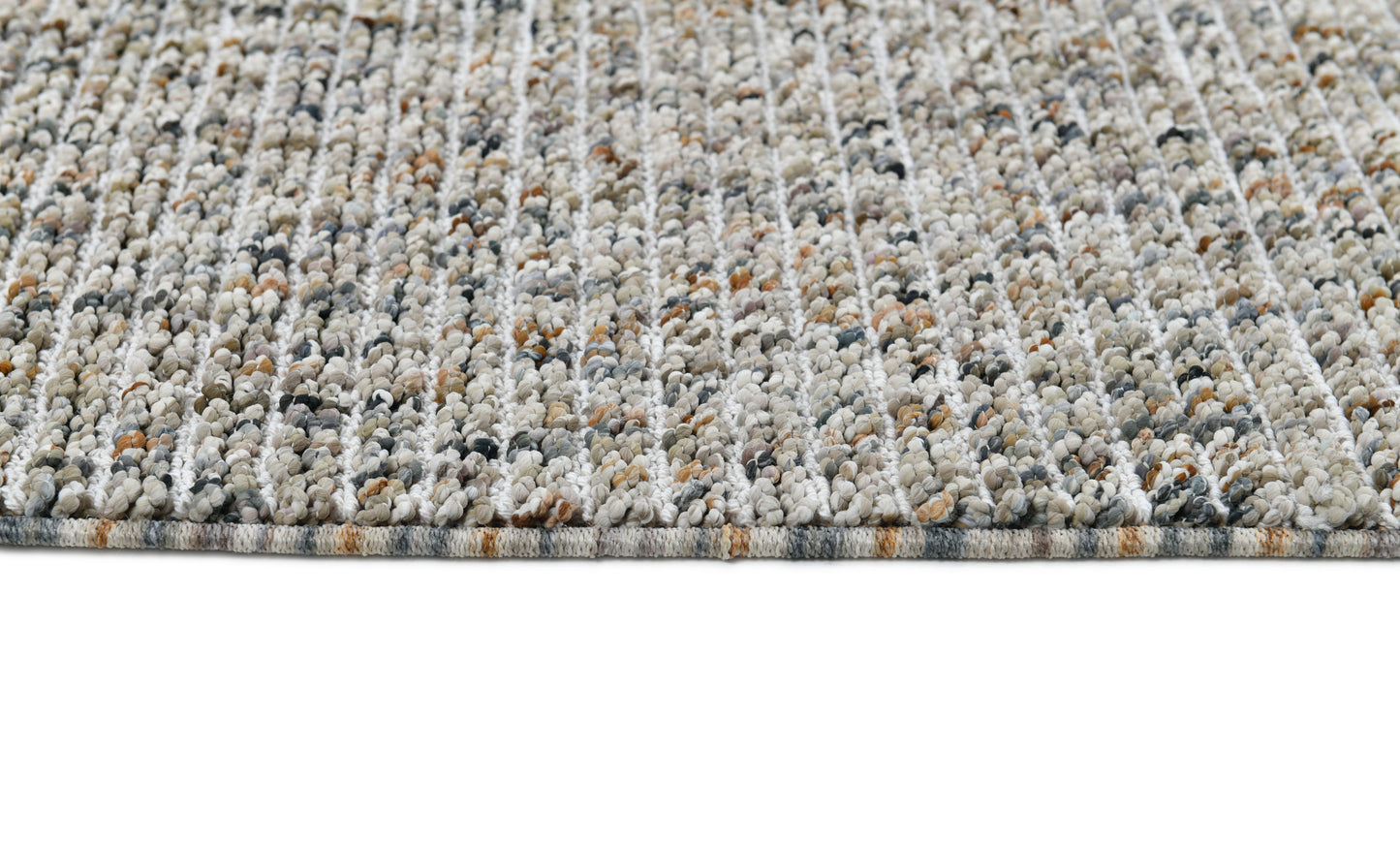 Leon Modern Grey/Beige Woven Medium Pile Rug