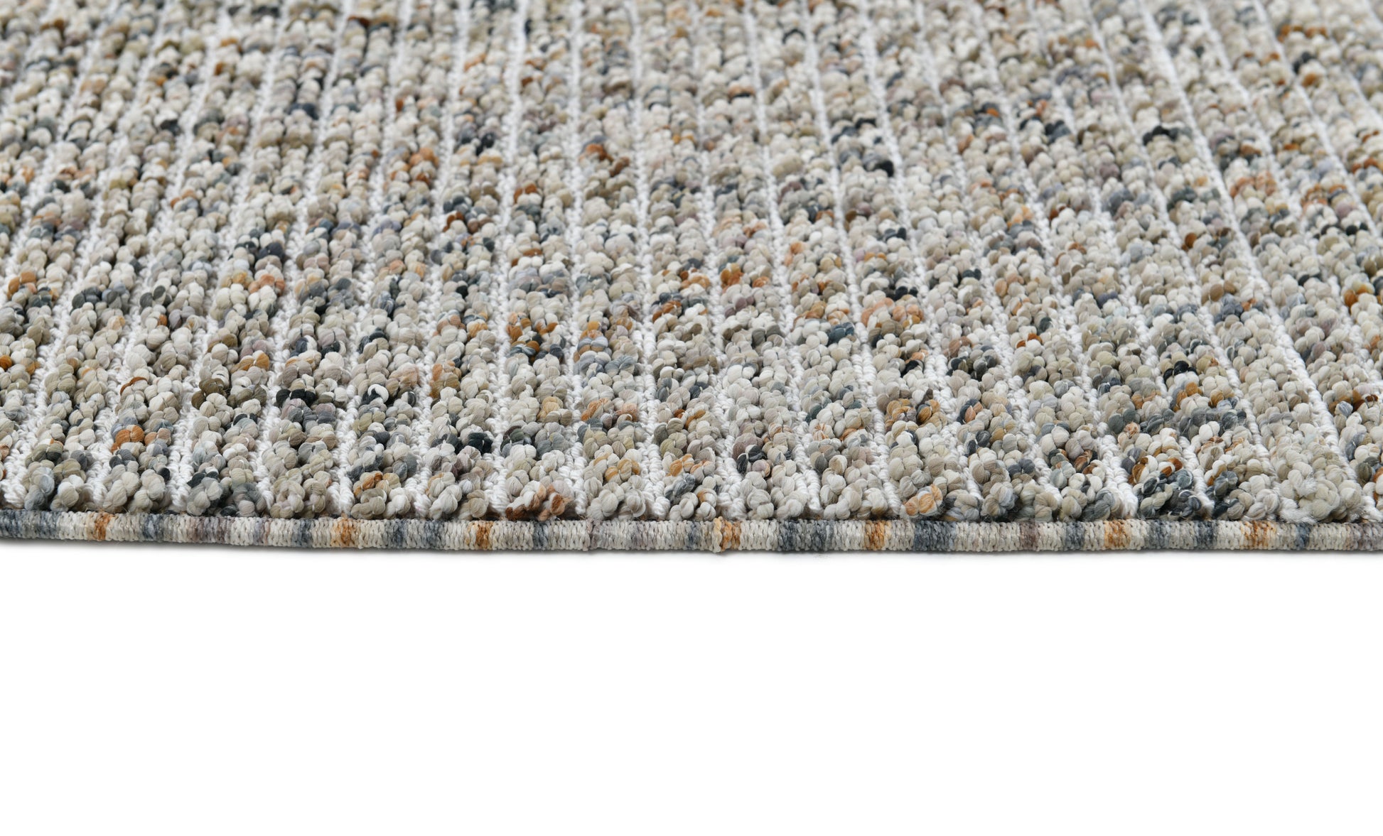 Leon Modern Grey/Beige Woven Medium Pile Rug