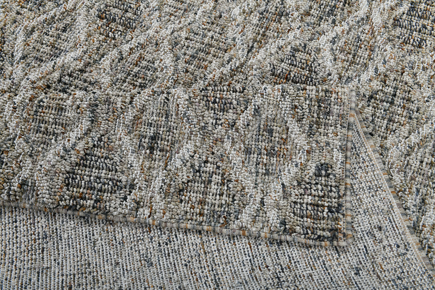 Leon Modern Grey/Beige Trellis Medium Pile Rug