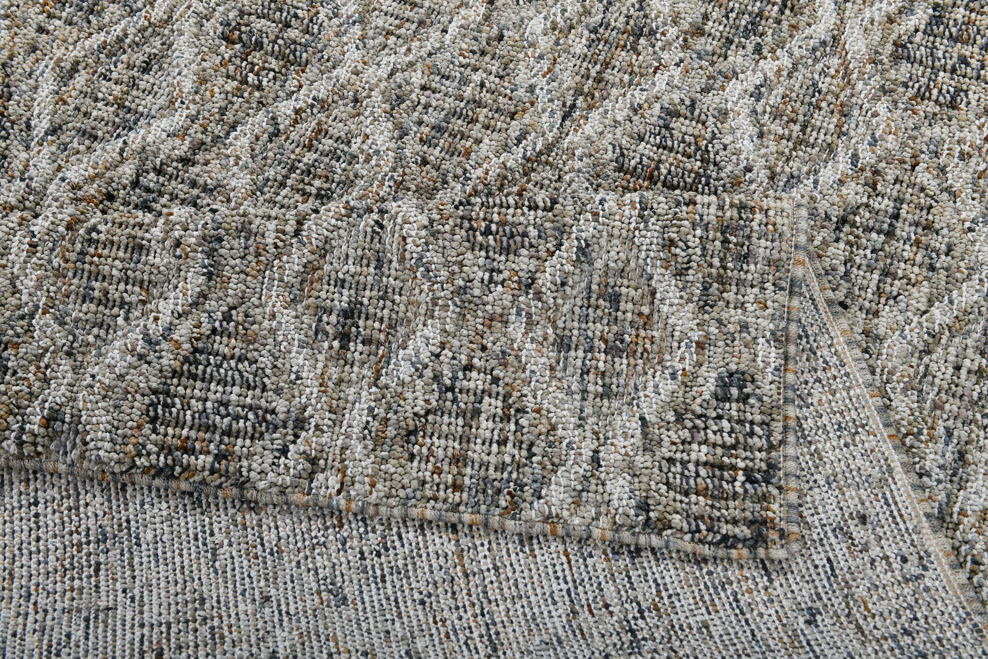 Leon Modern Grey/Beige Trellis Medium Pile Rug