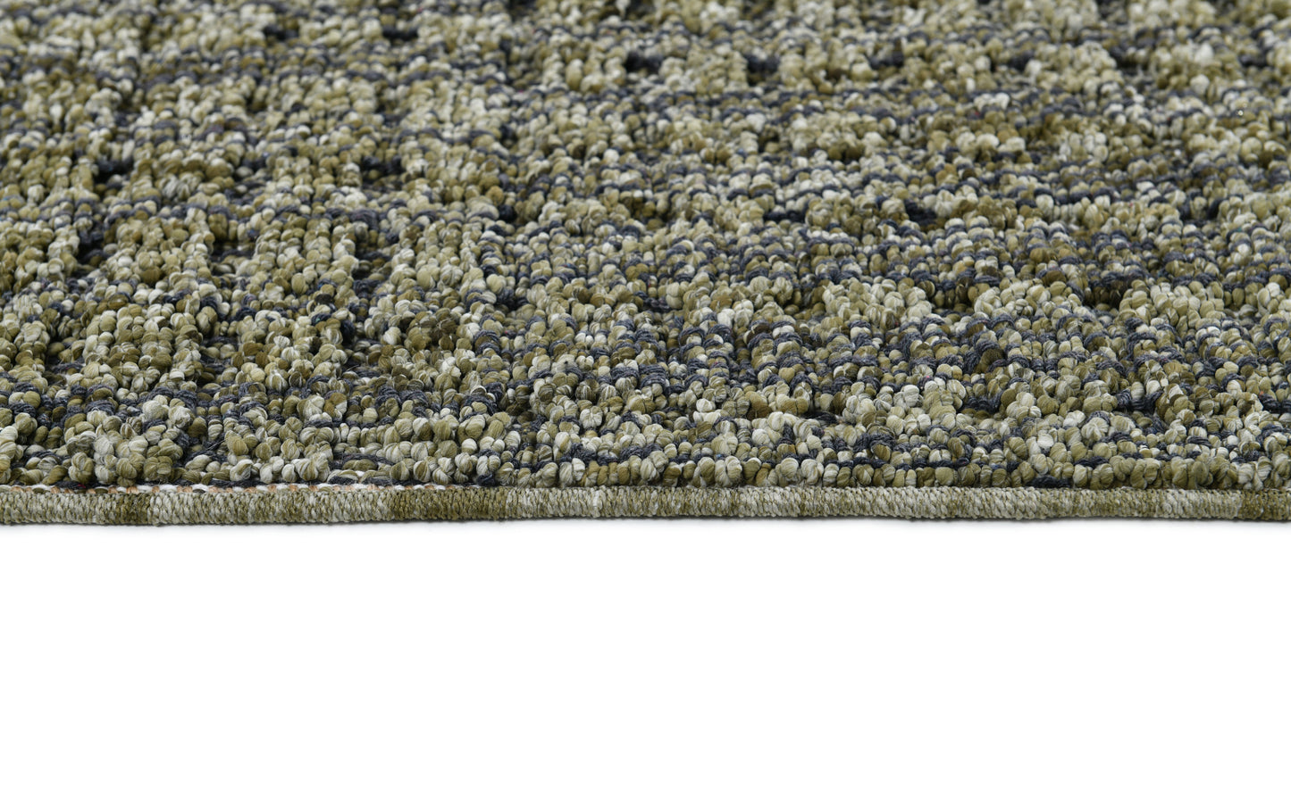 Leon Modern Dark Green Woven Medium Pile Rug