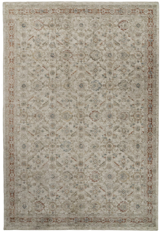 LUMINOUS 17601 Cream/Beige/Red