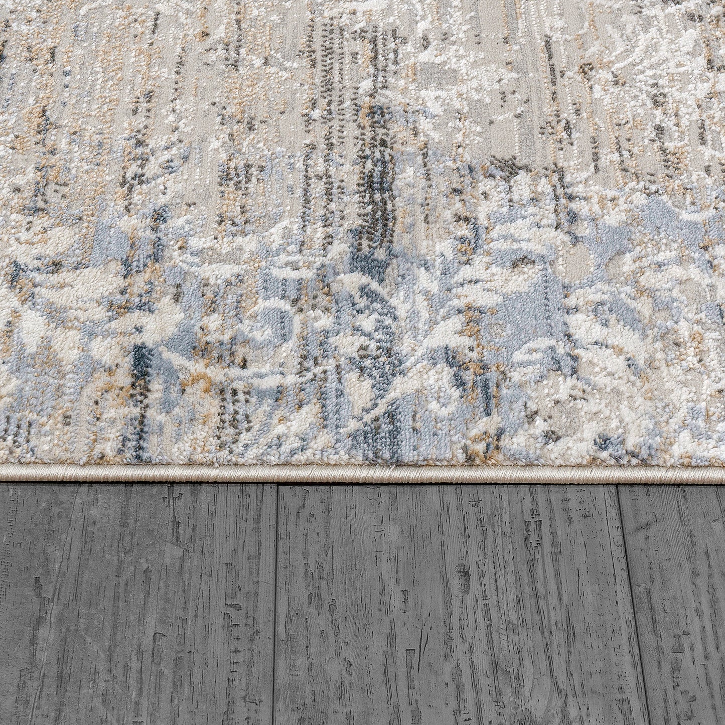 Marina Modern Grey/Rose Abstract Medium Pile Rug