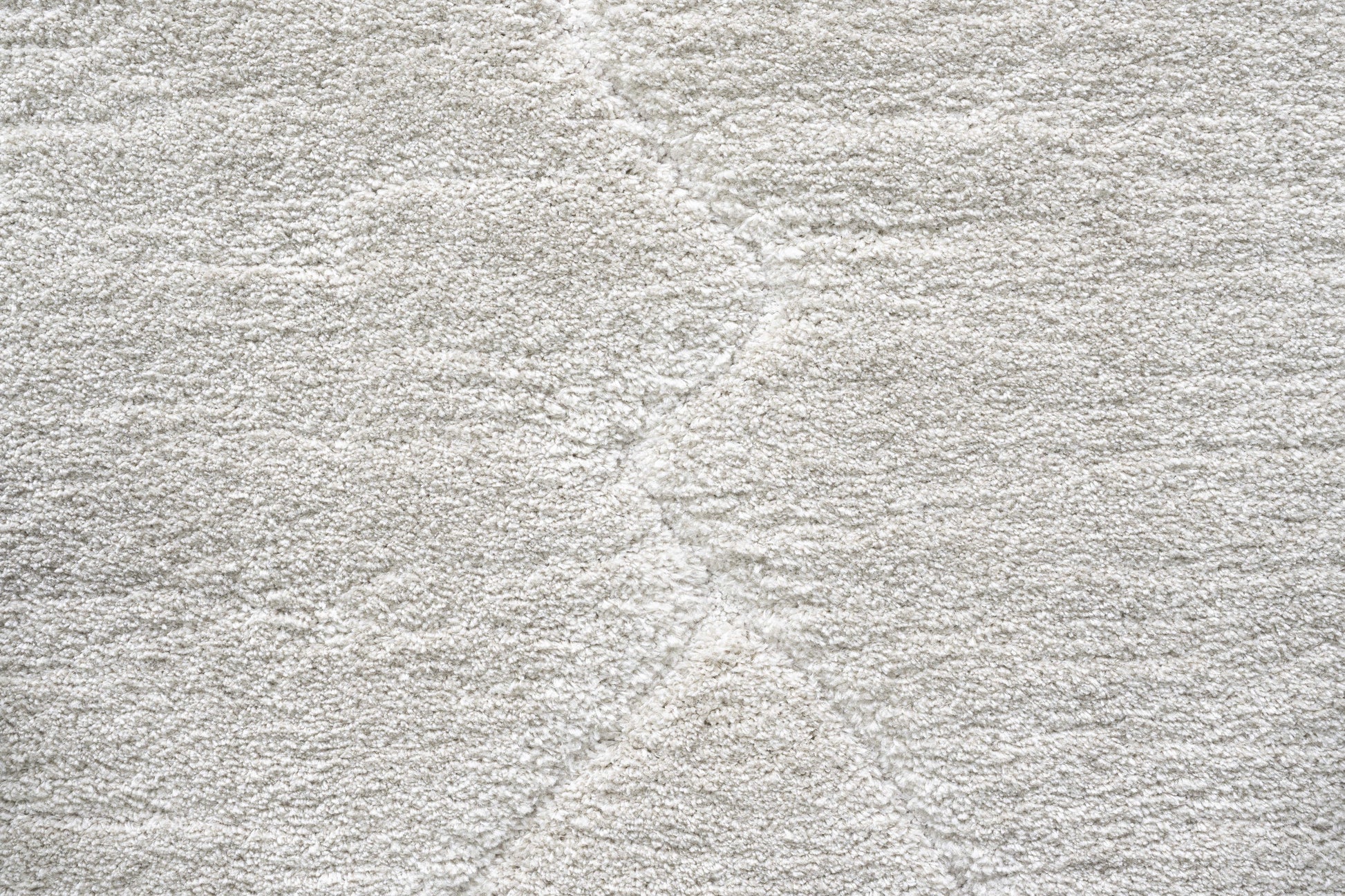 Masai Modern Ivory Geometric Shag Rug
