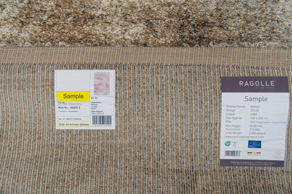 Mehari Modern Ivory/Rust/Multi Abstract High Pile Rug