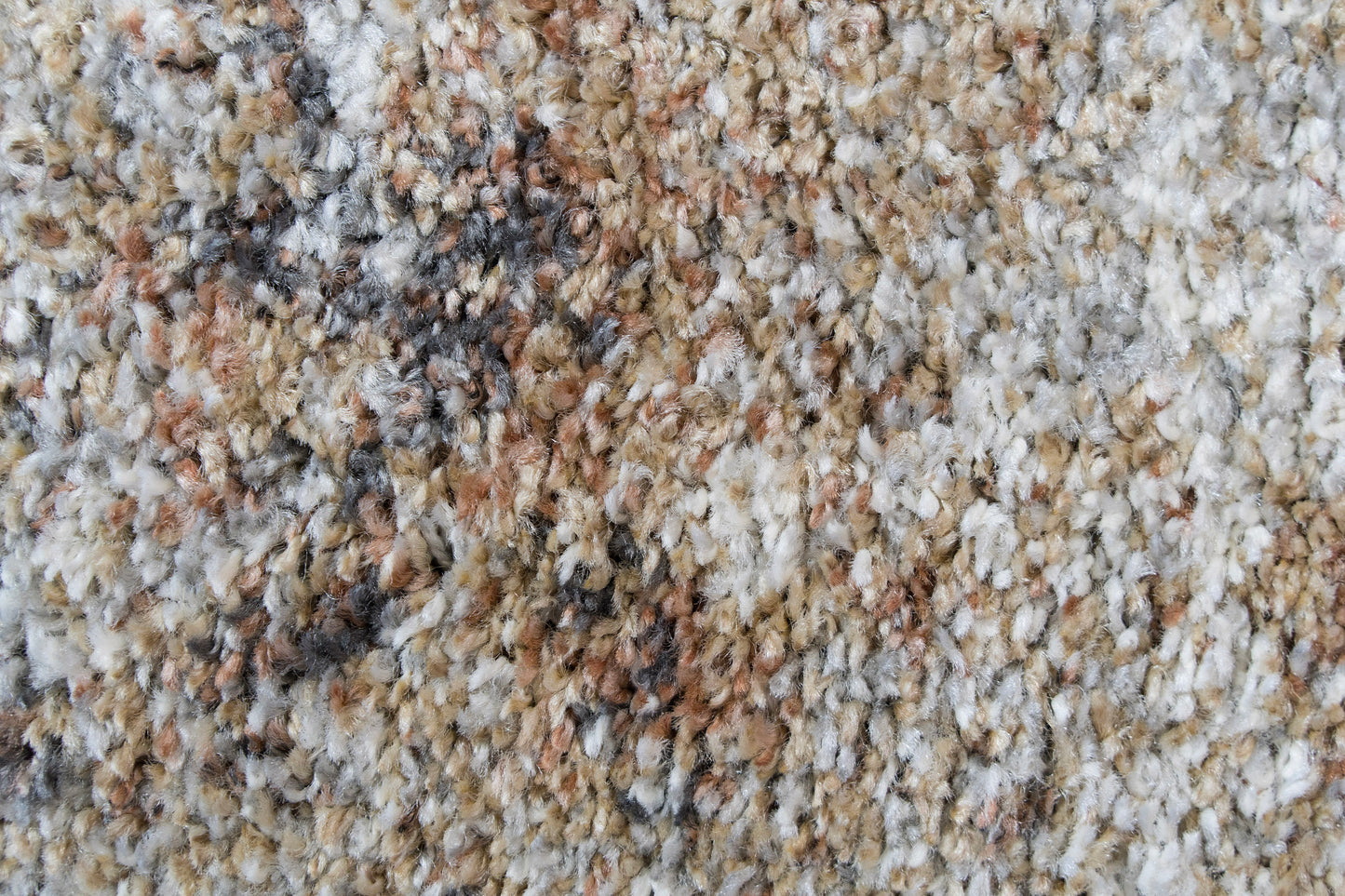 Mehari Modern Ivory/Rust/Multi Abstract High Pile Rug