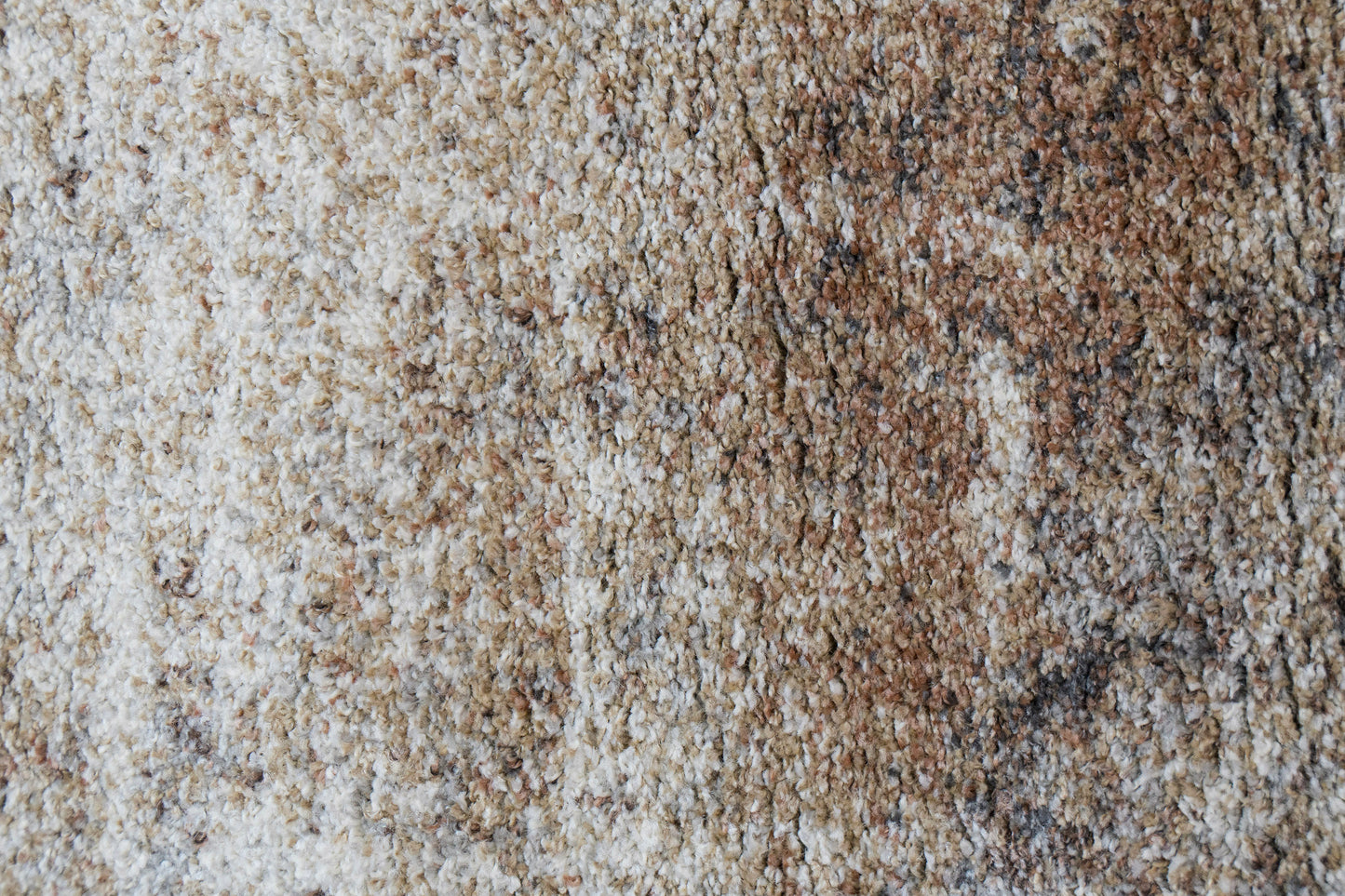 Mehari Modern Ivory/Rust/Multi Abstract High Pile Rug