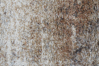Mehari Modern Ivory/Rust/Multi Abstract High Pile Rug