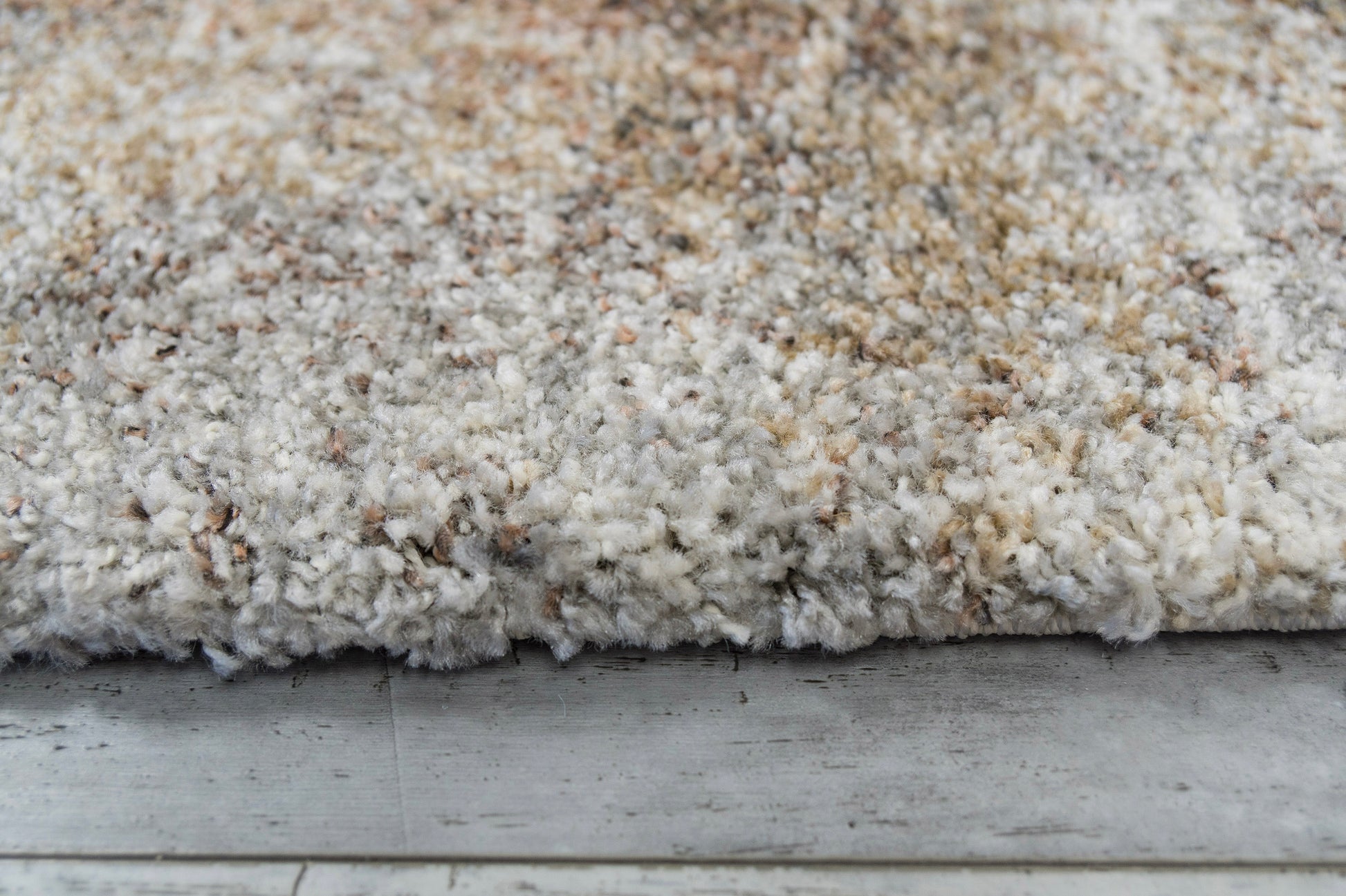 Mehari Modern Ivory/Rust/Multi Abstract High Pile Rug
