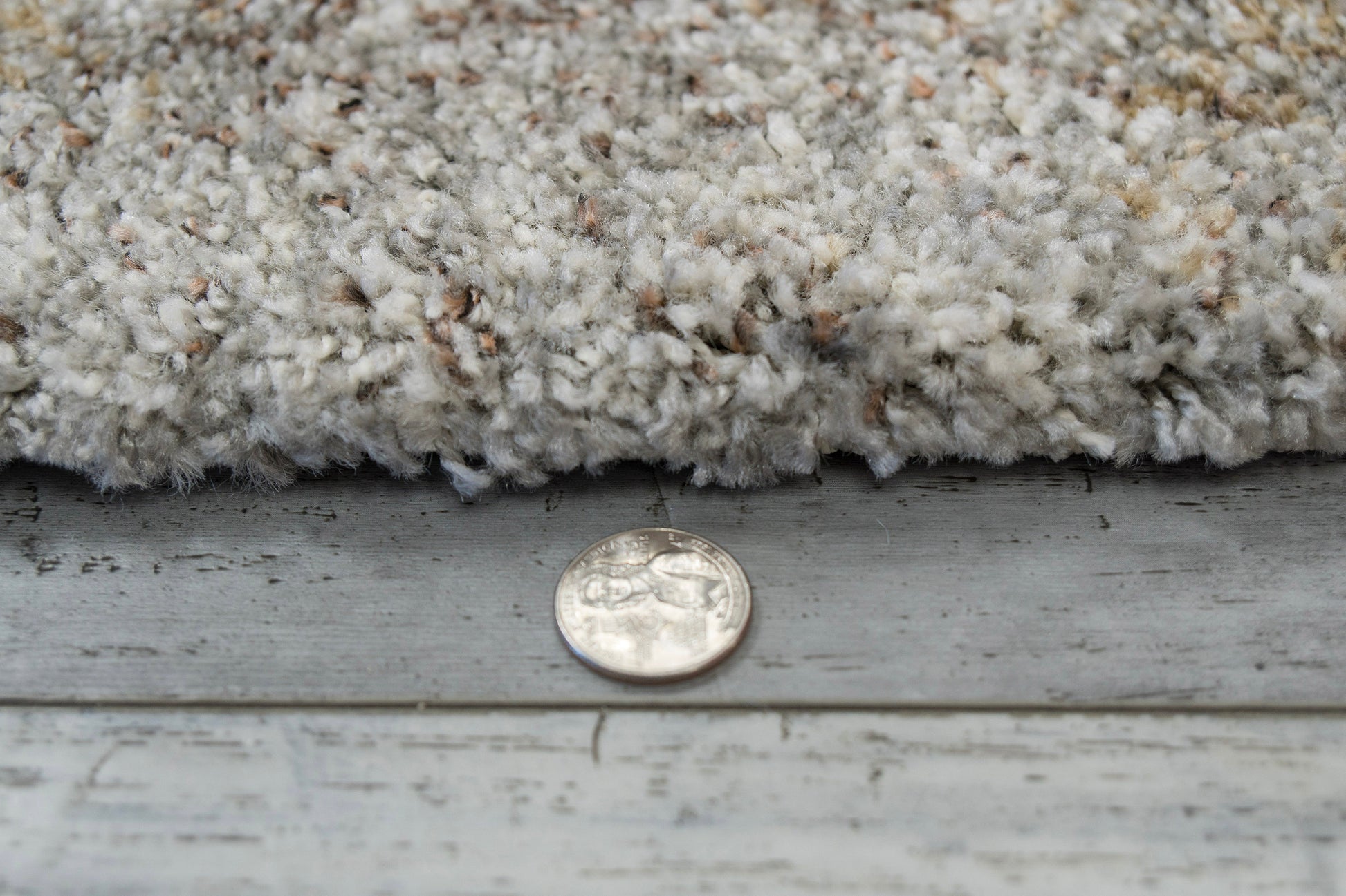 Mehari Modern Ivory/Rust/Multi Abstract High Pile Rug