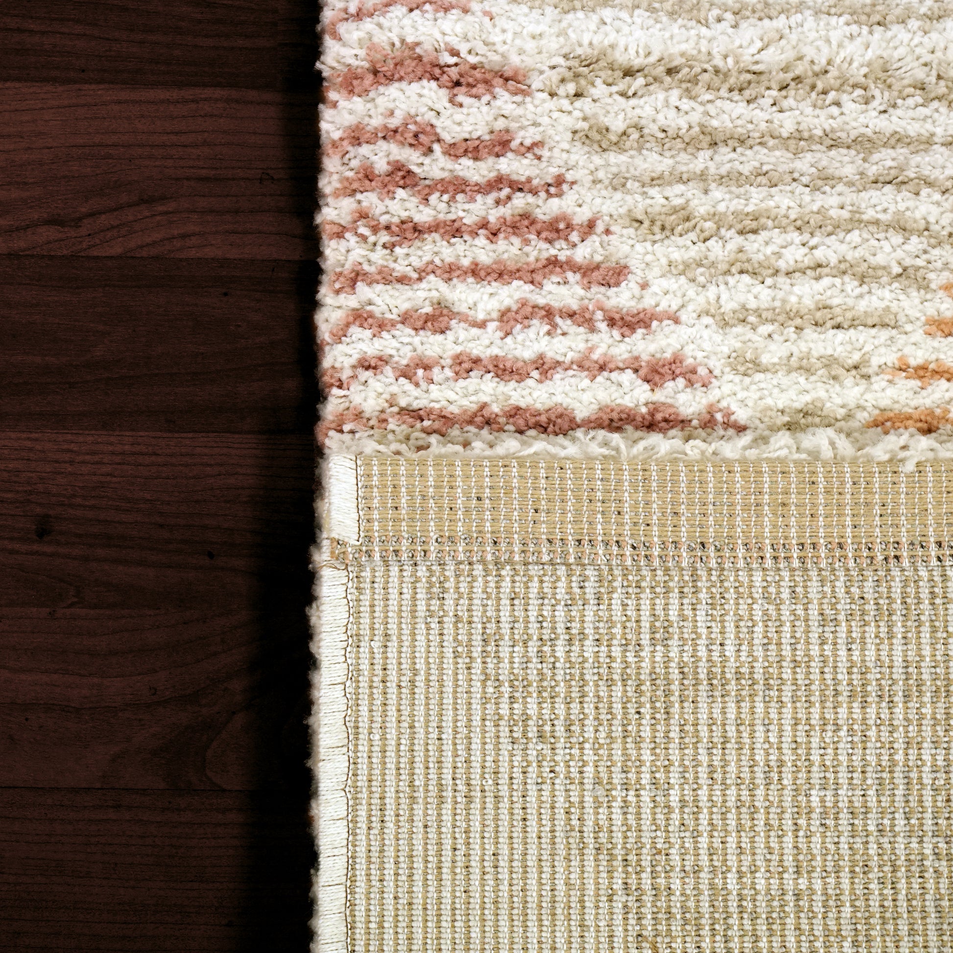 Mehari Contemporary Multi Geometric High Pile Rug