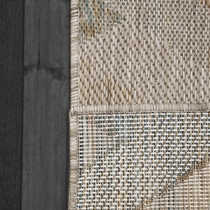 Melissa Modern Beige/Ivory/Grey Geometric Medium Pile Rug