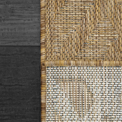 Melissa Modern Beige Geometric Medium Pile Rug