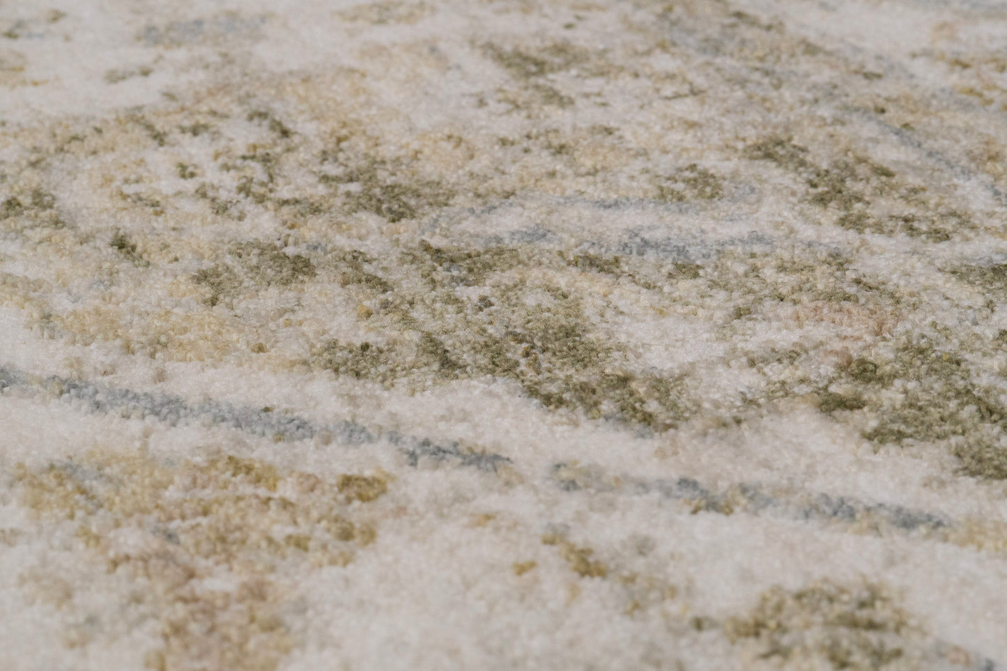 Milano Transitional Grey/Beige Medallion Medium Pile Rug