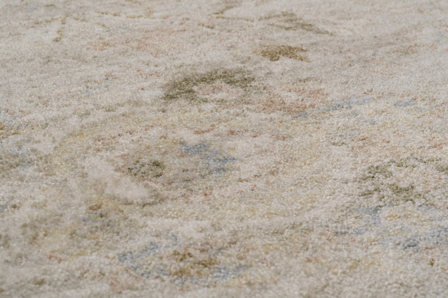 Milano Transitional Grey/Light Grey/Beige Floral Medium Pile Rug