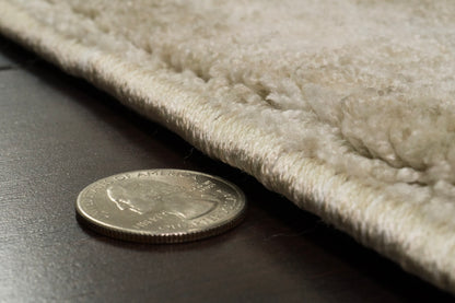 Milano Transitional Light Grey/Beige/Ivory Floral Medium Pile Rug