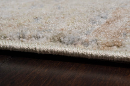Milano Modern Light Grey/Grey/Beige Abstract Medium Pile Rug