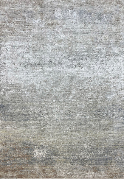 Milano Modern Light Grey/Grey/Beige Abstract Medium Pile Rug
