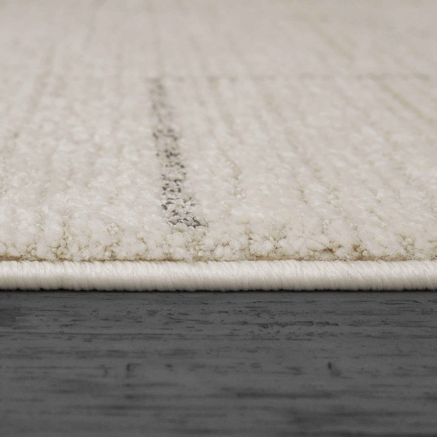 Monroe Modern Beige/Grey Geometric Medium Pile Rug