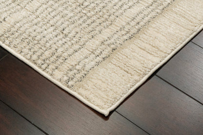 Monroe Modern Beige/Grey Geometric Medium Pile Rug