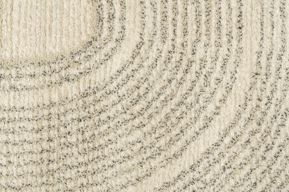 Monroe Modern Beige/Grey Geometric Medium Pile Rug