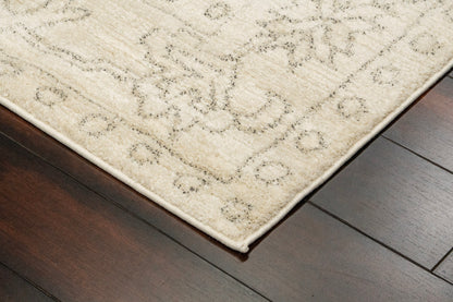 Monroe Modern Beige/Grey Oriental Medium Pile Rug