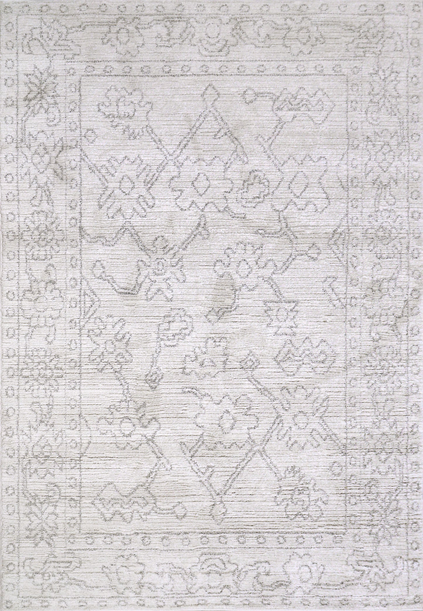 Monroe Modern Beige/Grey Oriental Medium Pile Rug