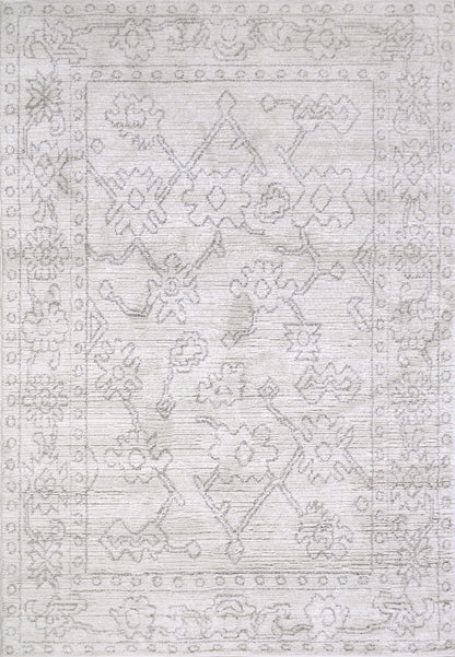Monroe Modern Beige/Grey Oriental Medium Pile Rug