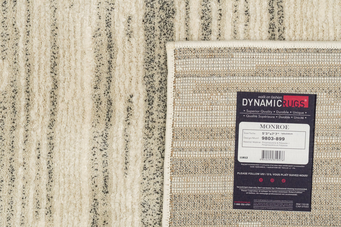 Monroe Modern Beige/Grey/Multi Abstract Medium Pile Rug