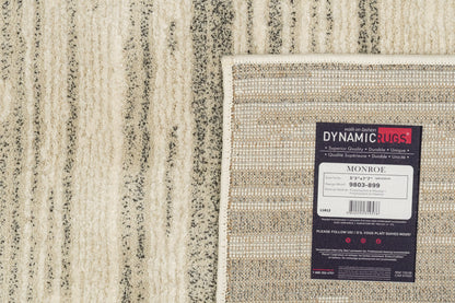 Monroe Modern Beige/Grey/Multi Abstract Medium Pile Rug