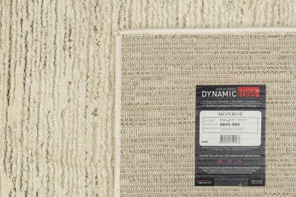 Monroe Modern Beige/Grey Abstract Medium Pile Rug