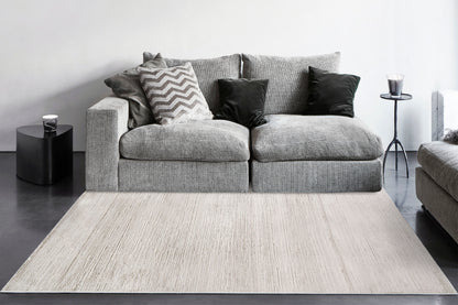 Monroe Modern Beige/Grey Abstract Medium Pile Rug