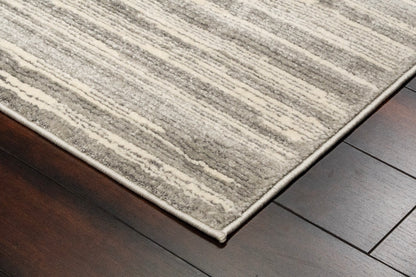 Monroe Modern Grey/Beige Abstract Medium Pile Rug