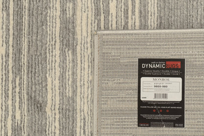 Monroe Modern Grey/Beige Abstract Medium Pile Rug