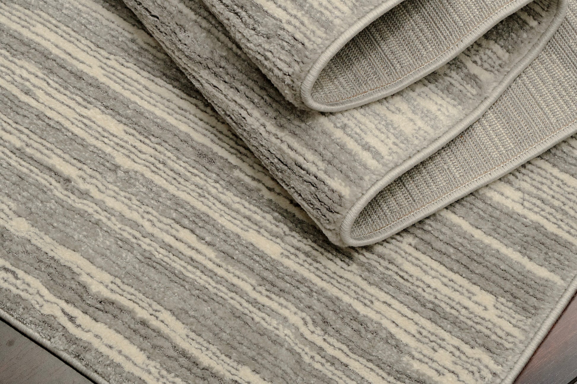 Monroe Modern Grey/Beige Abstract Medium Pile Rug