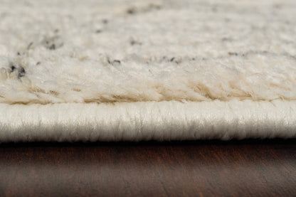 Monroe Modern Ivory/Grey Geometric Medium Pile Rug