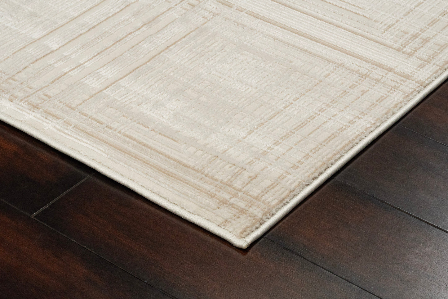 Montrose Modern Cream/Beige Geometric Medium Pile Rug
