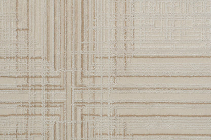 Montrose Modern Cream/Beige Geometric Medium Pile Rug