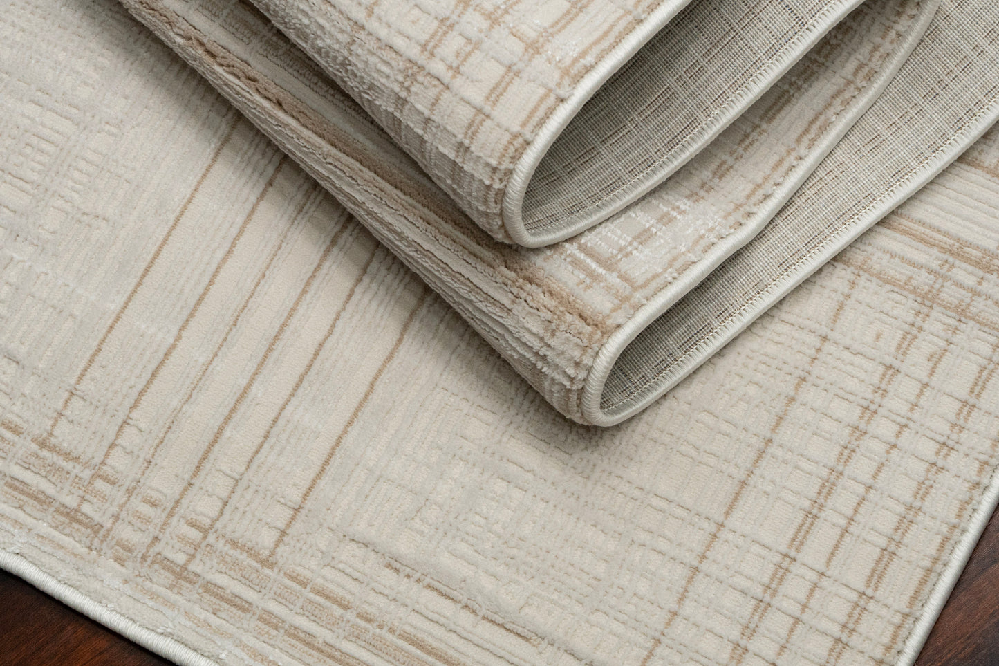 Montrose Modern Cream/Beige Geometric Medium Pile Rug