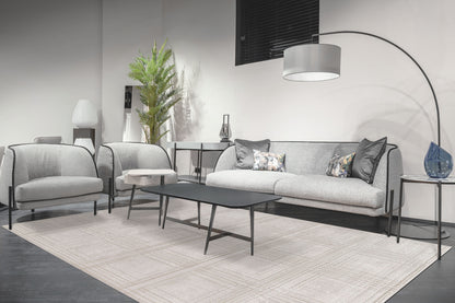 Montrose Modern Cream/Beige Geometric Medium Pile Rug
