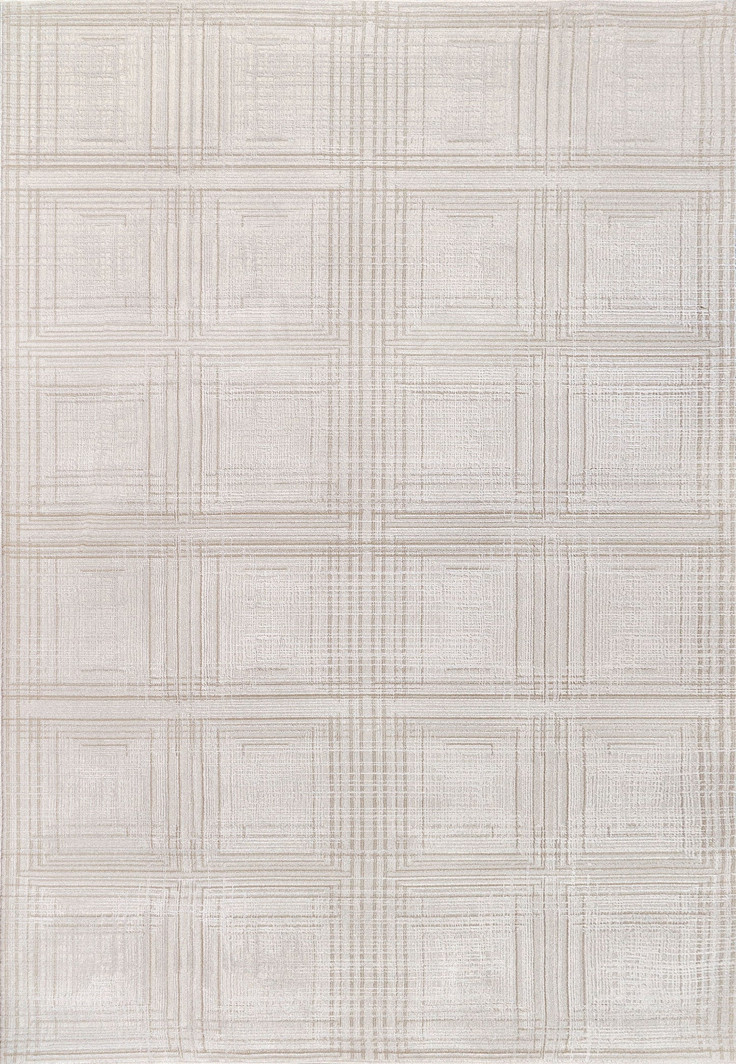 Montrose Modern Cream/Beige Geometric Medium Pile Rug