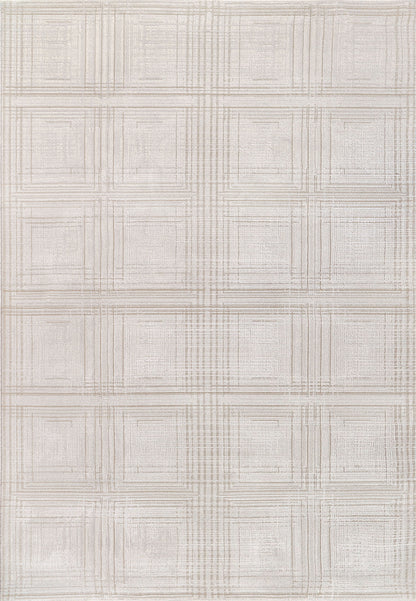 Montrose Modern Cream/Beige Geometric Medium Pile Rug