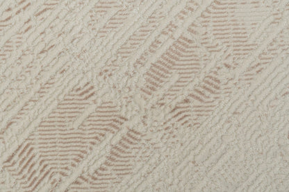 Montrose Modern Cream/Beige Abstract Medium Pile Rug