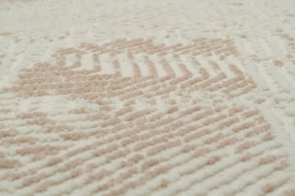 Montrose Modern Cream/Beige Abstract Medium Pile Rug